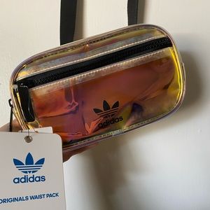 Adidas iridescent waist bag